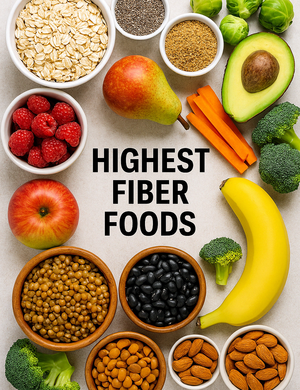 Highest Fiber Foods: A Comprehensive List for Optimal Health