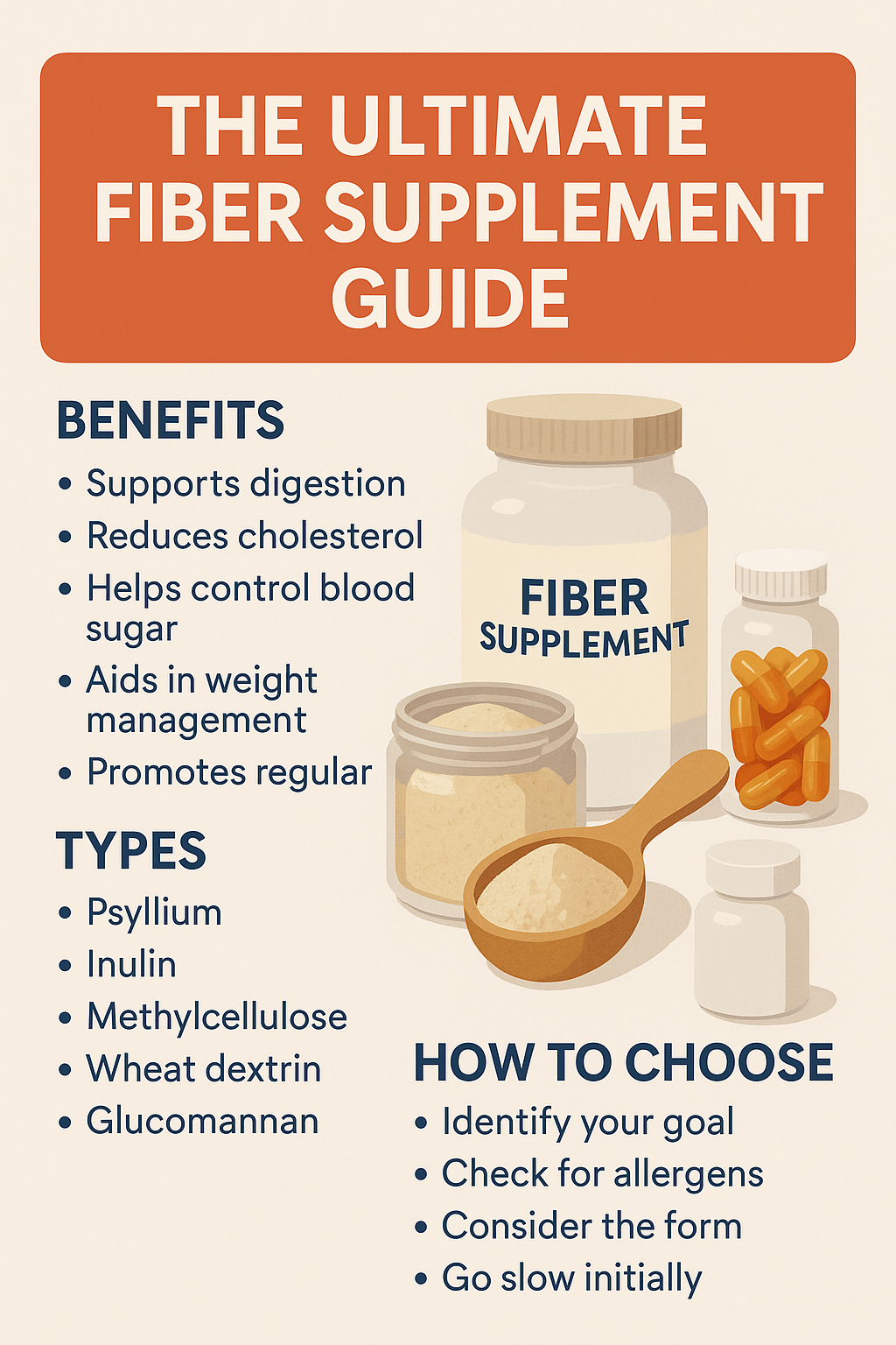 Ultimate Fiber Supplement Guide: Benefits, Types, and Finding the Right One