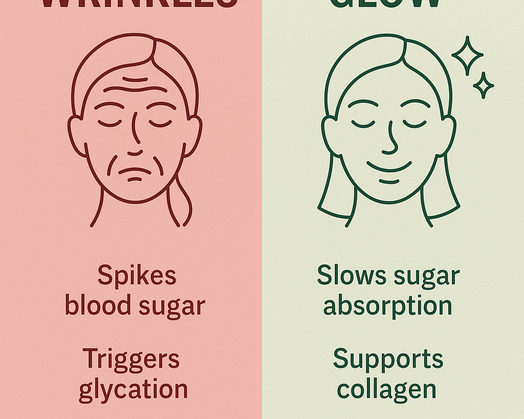 Sugar Wrinkles: The Sneaky Way Your Sweet Tooth Is Aging You (And How Fiber Fights Back)