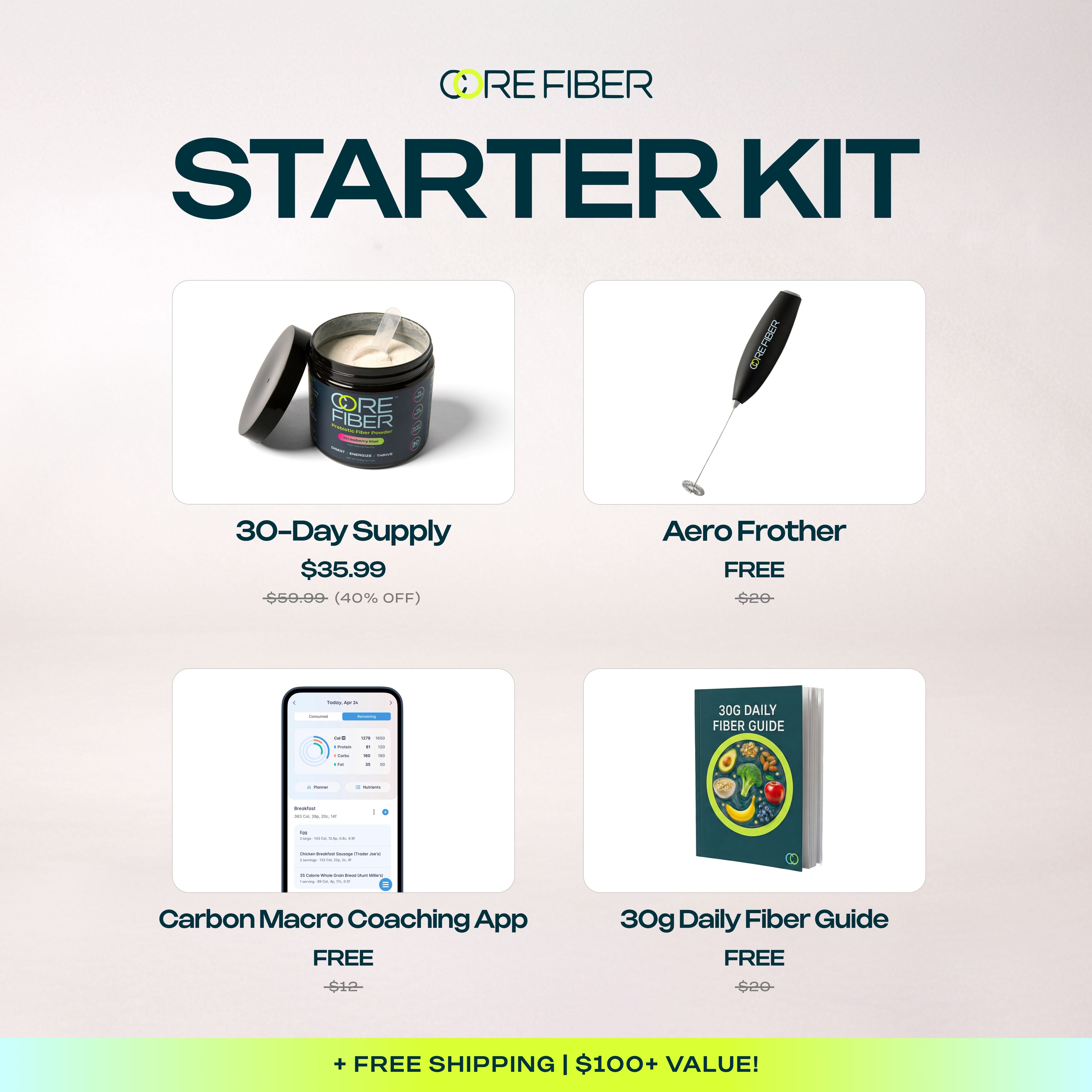 CORE FIBER - Strawberry Kiwi